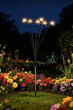 Dapo LED Solarstecker Glühwürmchen warmweiß
