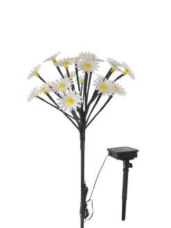 Dapo LED Solarstecker Gänseblümchen weiß