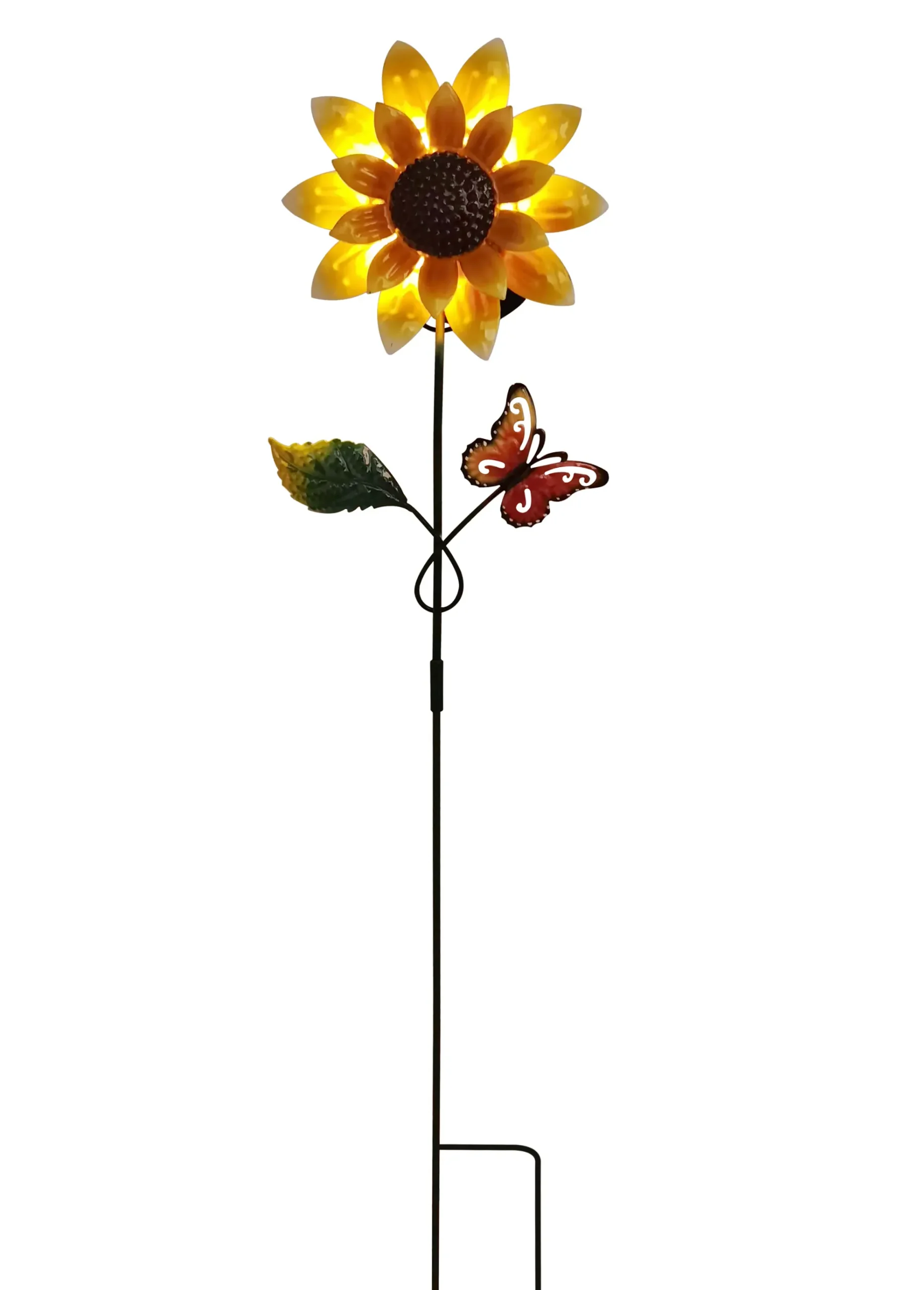 Dapo LED Solarstecker Sonnenblume warmweiß