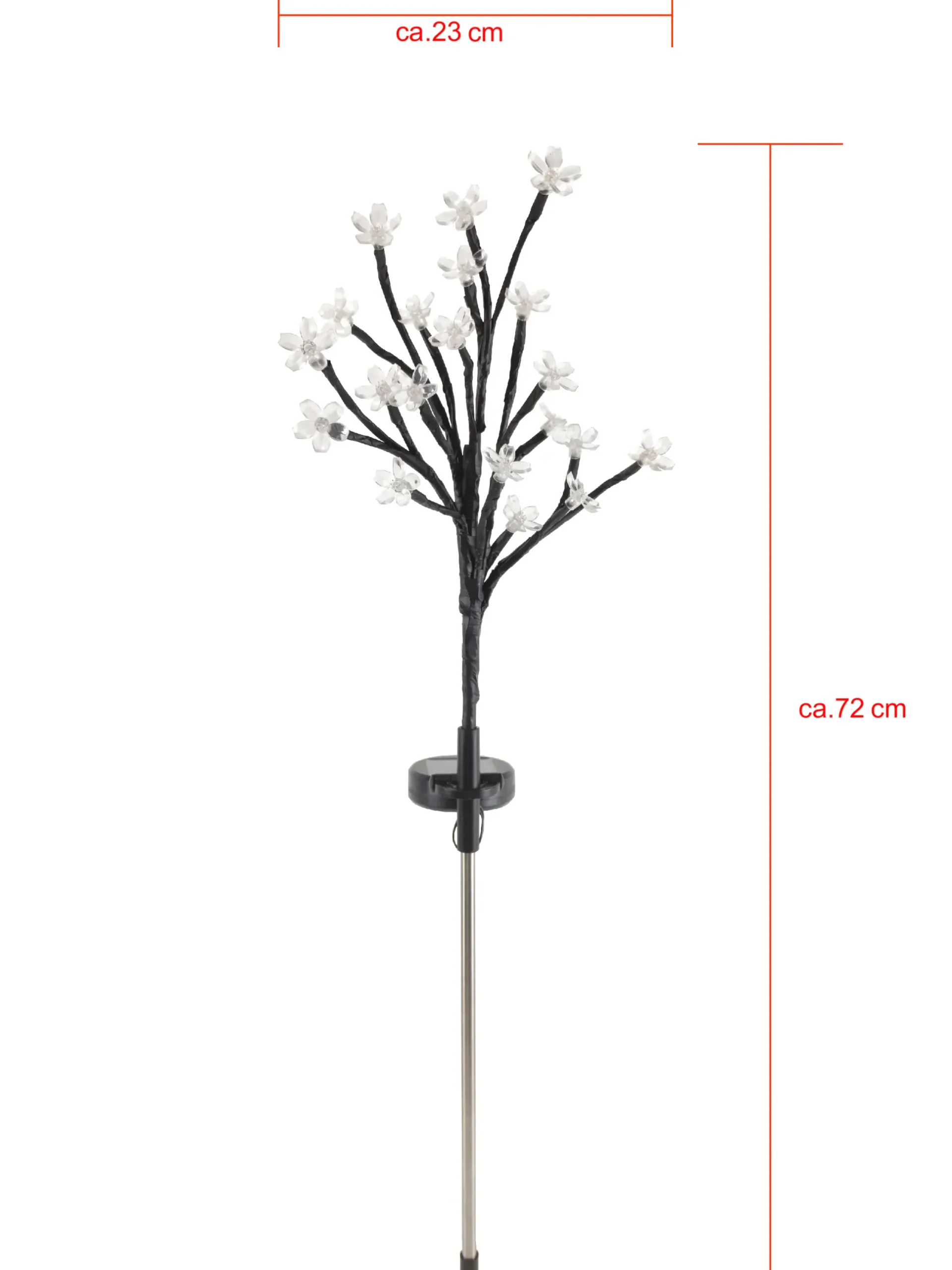Dapo LED Solarstecker Wiesenblumen bunt