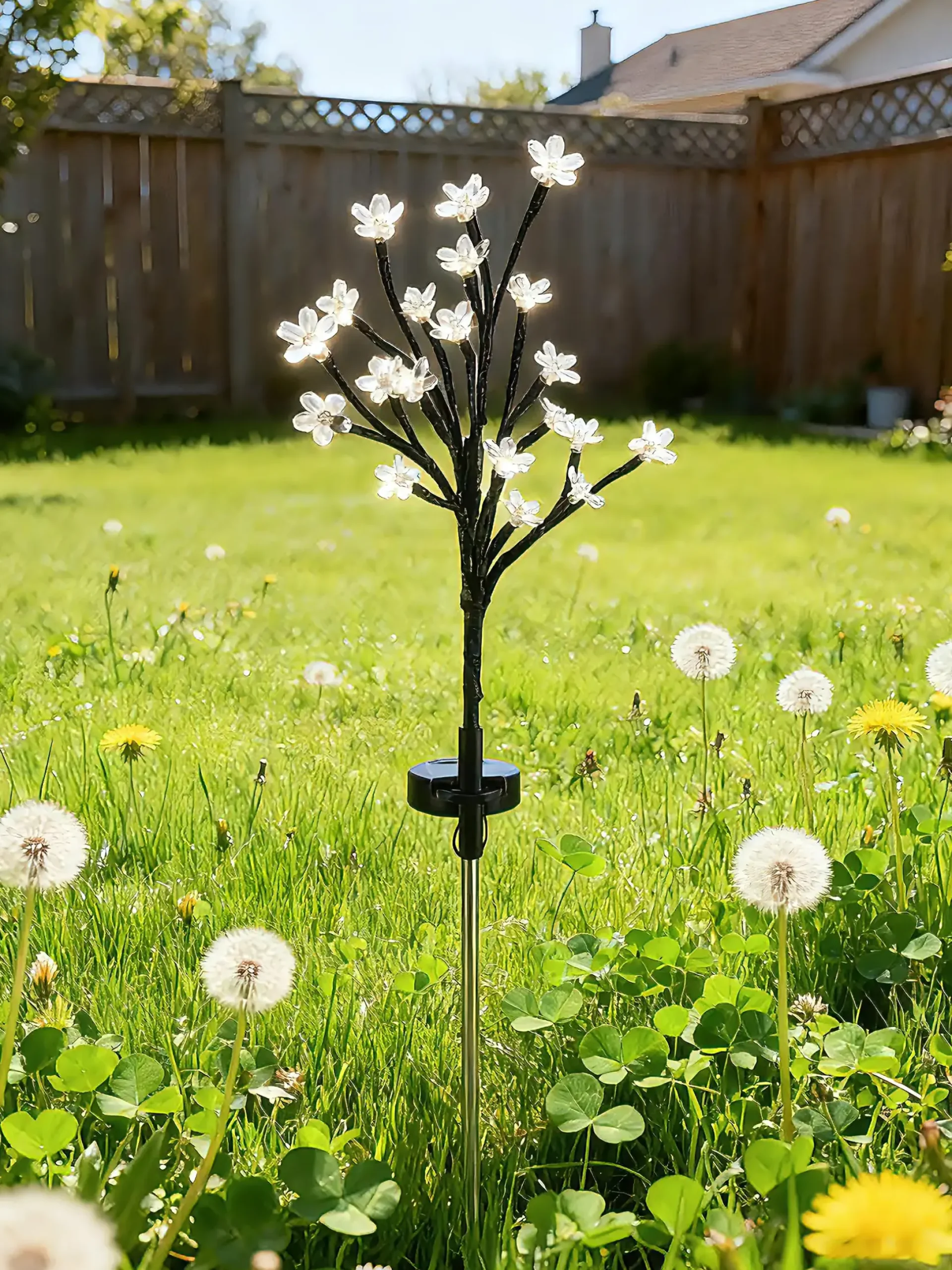 Dapo LED Solarstecker Wiesenblumen bunt