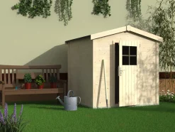 Décor et Jardin Gartenhaus Tison 200 x 203 cm natur