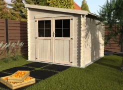Décor et Jardin Gartenhaus Esprit 282 x 301 cm natur