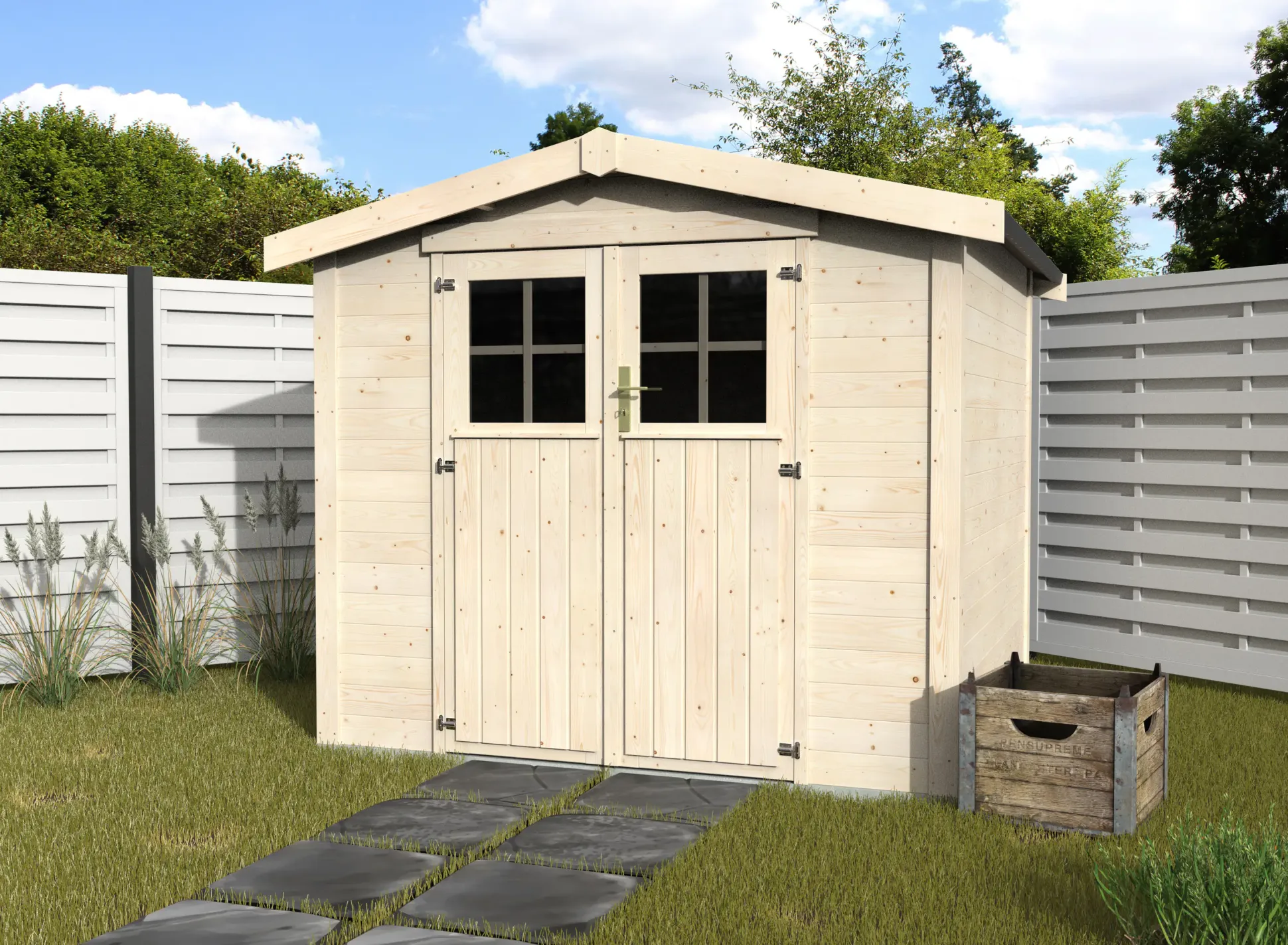 Decor et Jardin Gartenhaus Marly 230 x 217 cm natur