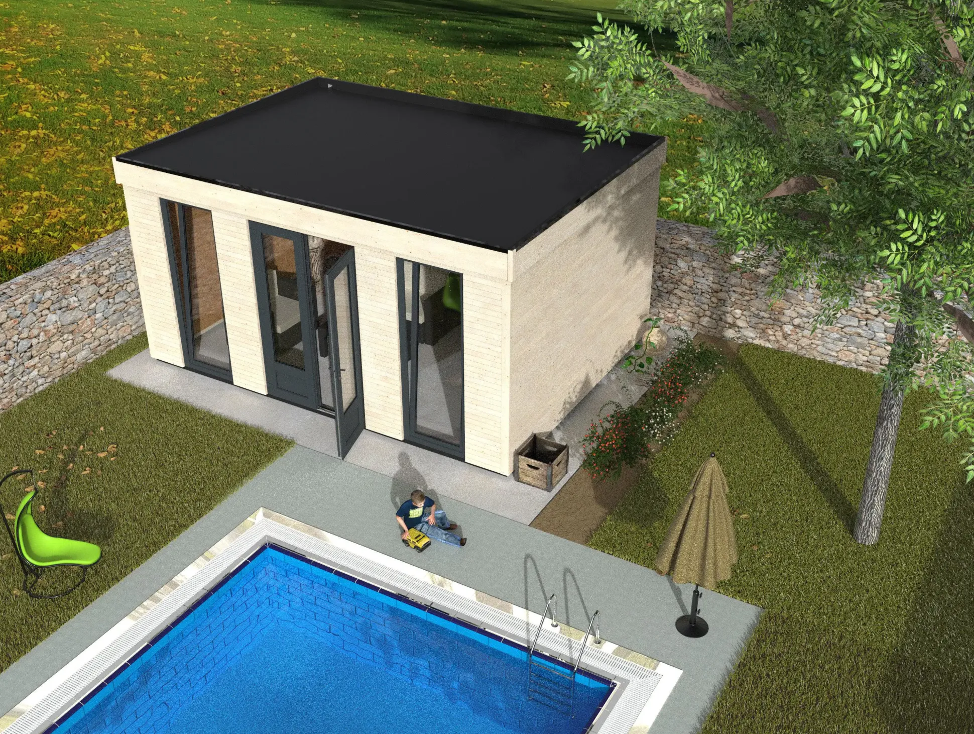 Decor et Jardin Gartenstudio Decor Home 480 x 348 cm natur