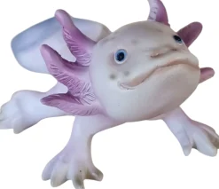 Dekofigur Axolotl groß 30 cm bunt