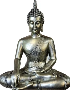 Dekofigur Buddha 33 cm bunt