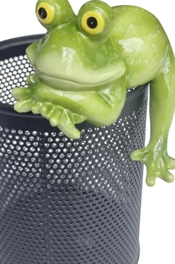 Dekofigur Frosch kantenhocker 7,5 x 7 x 7 cm grün