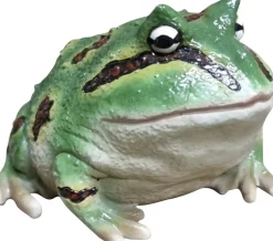 Dekofigur Frosch klein 7 x 9,5 x 10 cm grün
