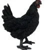 Dekofigur Henne schwarz 36 x 17 x 31 cm