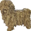 Dekofigur Hund 28 cm bunt