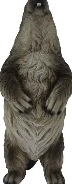 Dekofigur Murmeltier 31 cm bunt