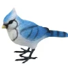 Dekofigur Vogel 10,5 x 13 cm blau weiß