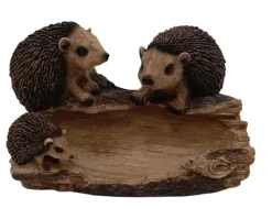 Dekofigur Vogeltränke Igel 19 x 30 x 19 cm