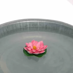 Deko-Rose schwimmend orange Ø 18 cm