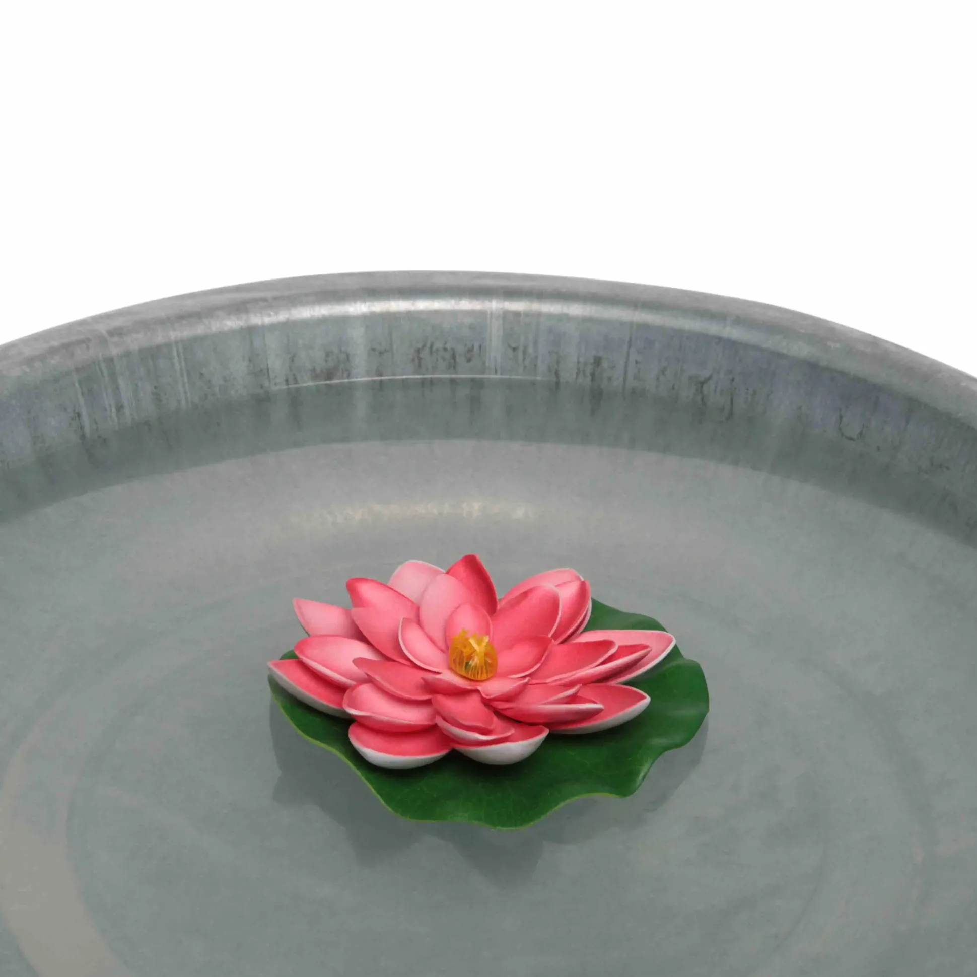 Deko-Rose schwimmend pink Ø 15 cm