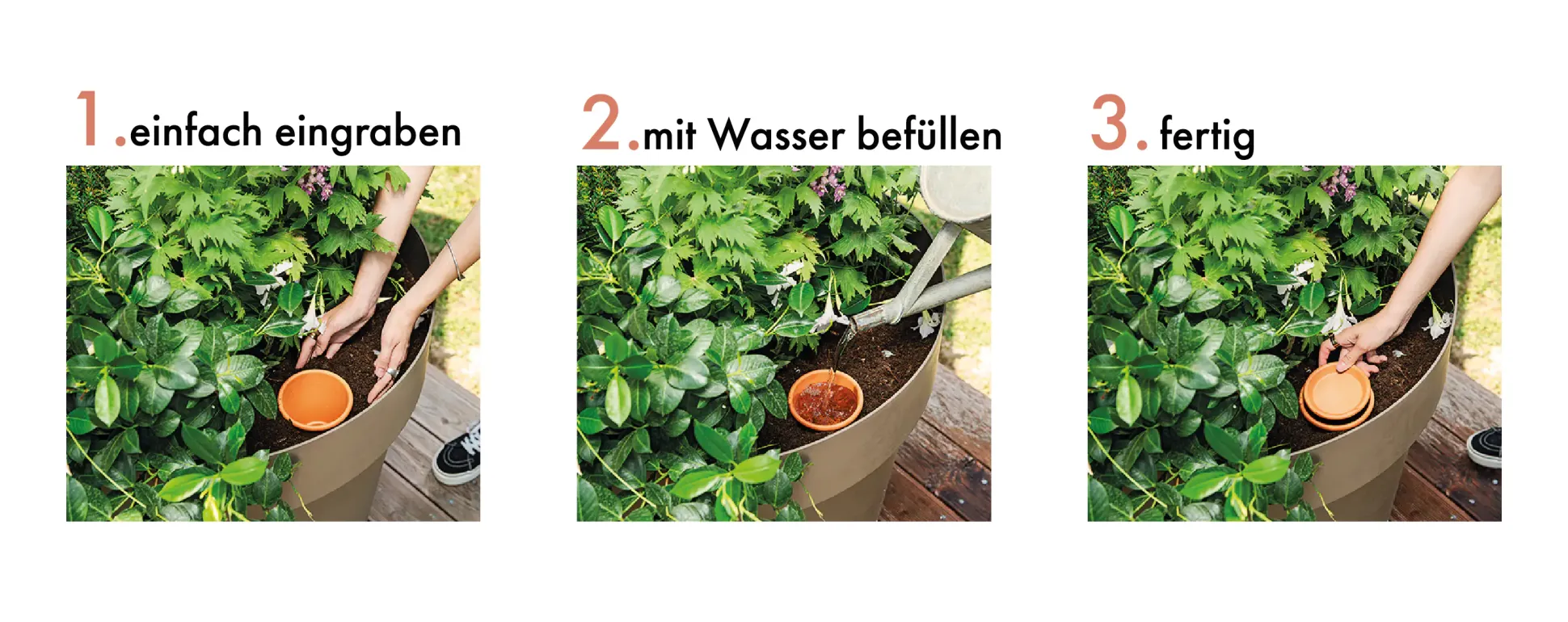 Deroma Bewässerungskegel Aquado Ø 23,5 cm