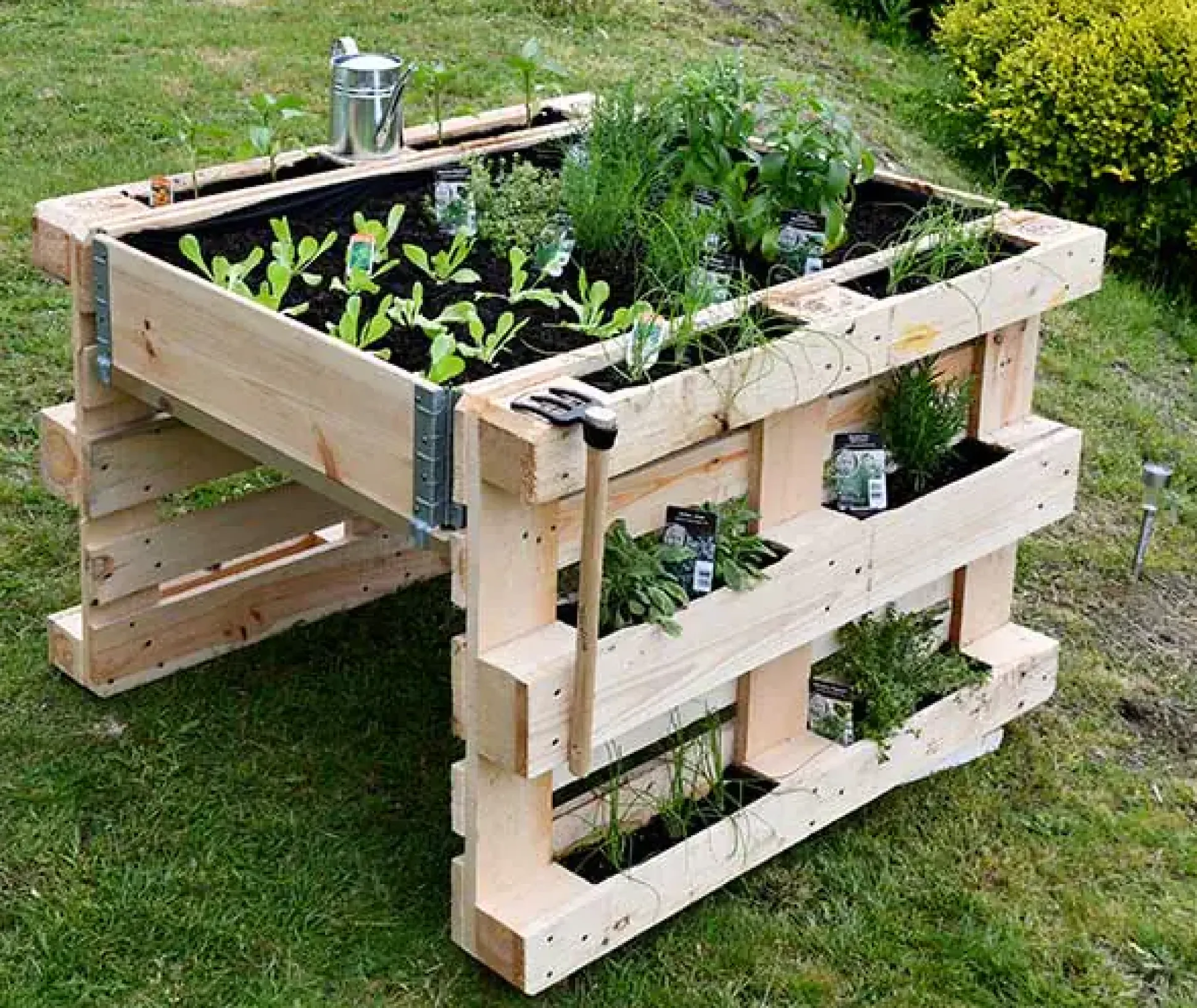 DIY Palettenhochbeet zum Selberbauen