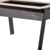 Dobar Kinder-Hochbeet mit Ablage grau 78 x 60 x 50 cm