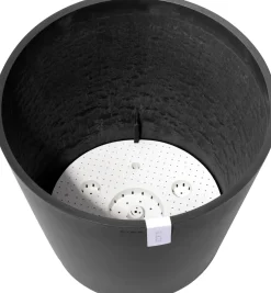 Ecopots Pflanztopf Amsterdam Ø 50 x 43,8 cm dunkelgrau