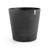 Ecopots Pflanztopf Amsterdam Ø 80 x 74,2 cm dunkelgrau mit Rädern