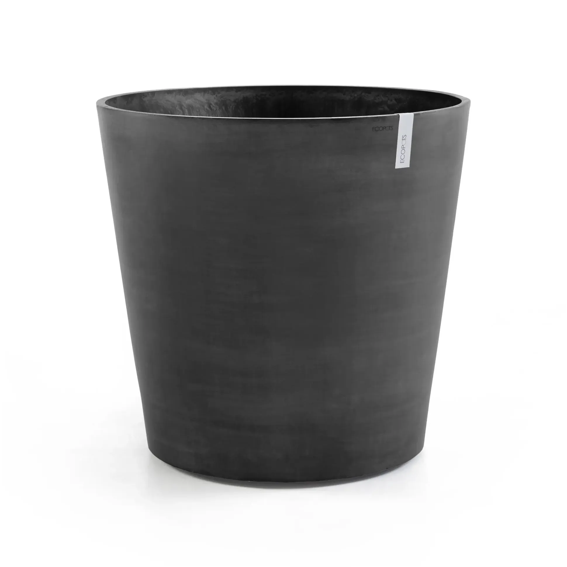 Ecopots Pflanztopf Amsterdam Ø 80 x 74,2 cm dunkelgrau mit Rädern