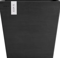 Ecopots Pflanztopf Rotterdam 45 x 45 x 44 cm dunkelgrau