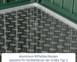 EcoStar Aluminium-Riffelblechboden Trend&Elegant Typ 3