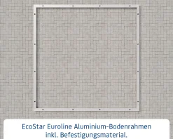 EcoStar Bodenrahmen für Gerätehaus SD10/FD10/PD10