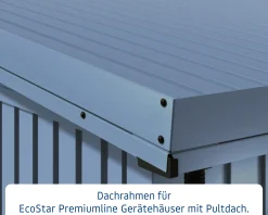 EcoStar Dachrahmen für Gründach Pultdach Typ 1 blau