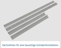 EcoStar Dachrahmen für Gründach Pultdach Typ 3 grau