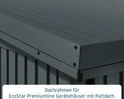EcoStar Dachrahmen für Gründach Pultdach Typ 1 anthrazit