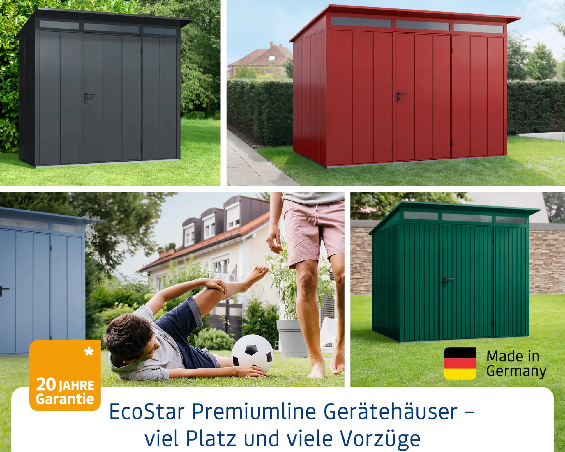 EcoStar Dachrahmen für Gründach Pultdach Typ 1 anthrazit