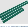 EcoStar Dachrahmen für Gründach Pultdach Typ 1 grün