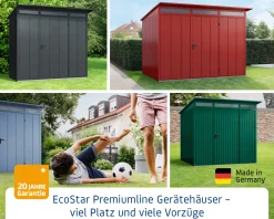 EcoStar Dachrahmen für Gründach Pultdach Typ 2 grün