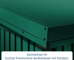EcoStar Dachrahmen für Gründach Pultdach Typ 2 grün