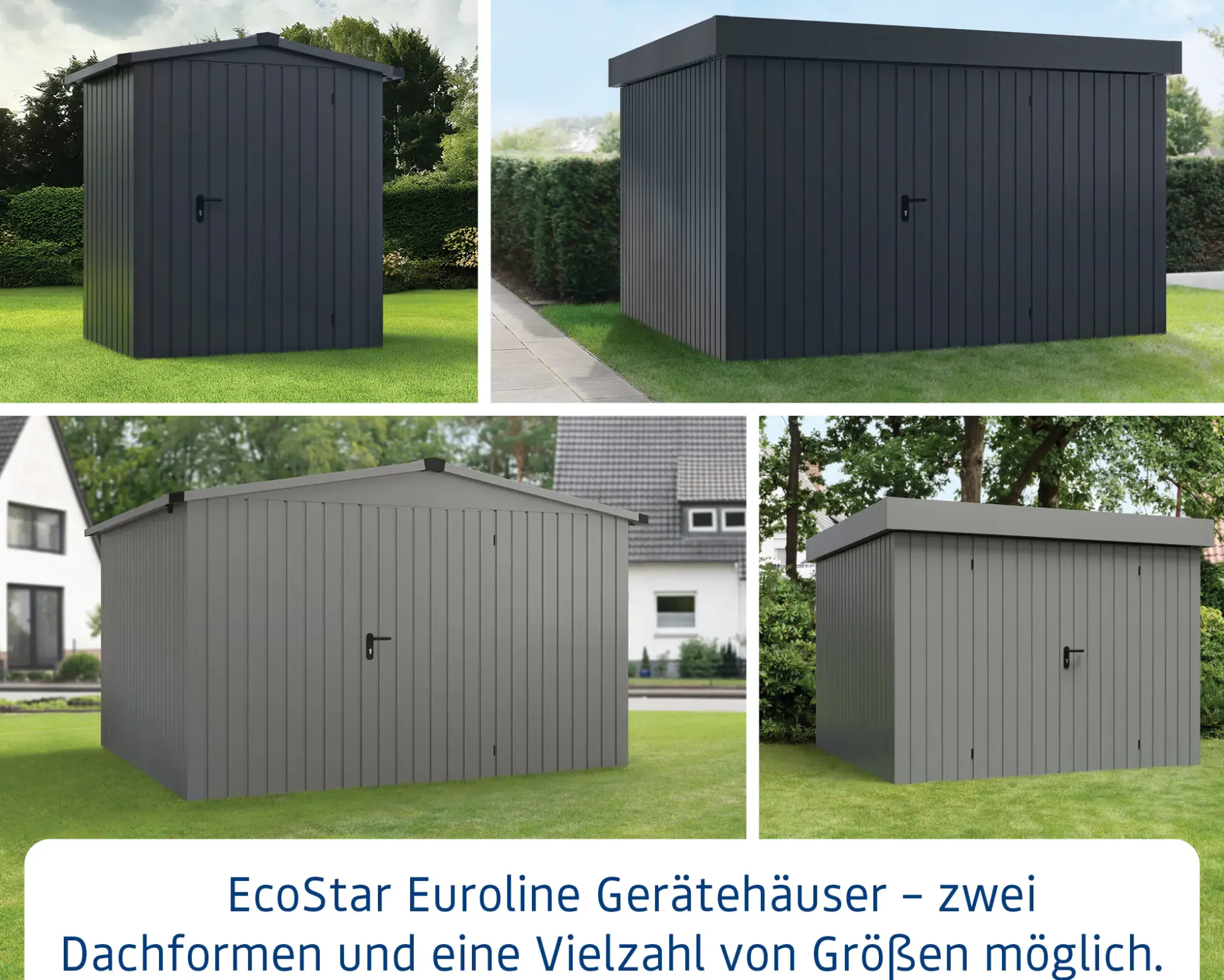 EcoStar Fahrradhalter 480 für Gerätehaus waagerecht