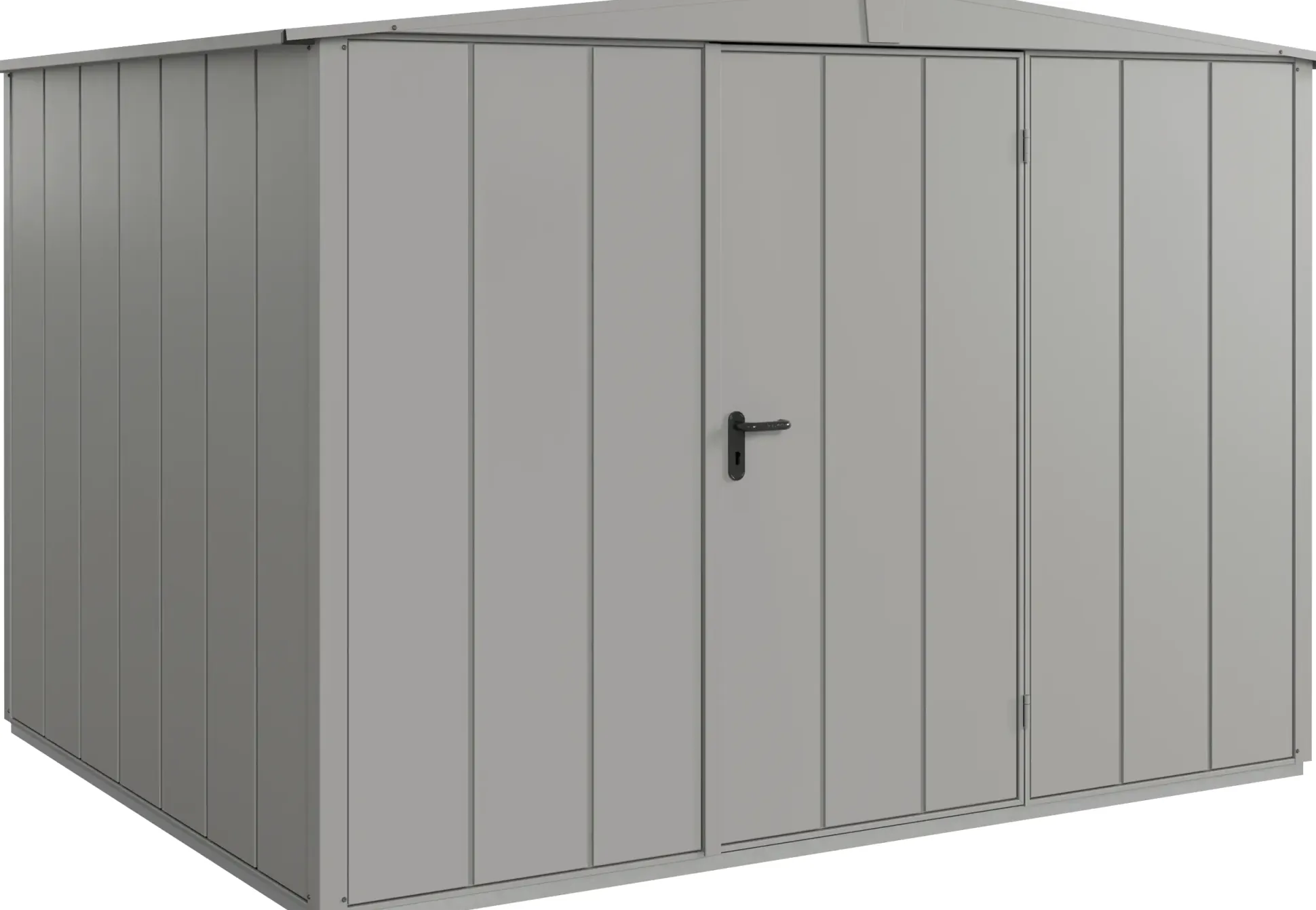 EcoStar Gerätehaus Elegant-S Typ 3 graualuminium 323,6 x 247,7 x 219,4 cm
