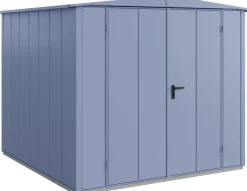 EcoStar Gerätehaus Elegant-S Typ 2 taubenblau 2 flg 258,8 x 247,7 x 216 cm