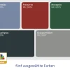 EcoStar Gerätehaus Elegant-P Typ 2 taubenblau 247,9 x 283,4 x 232,3 cm