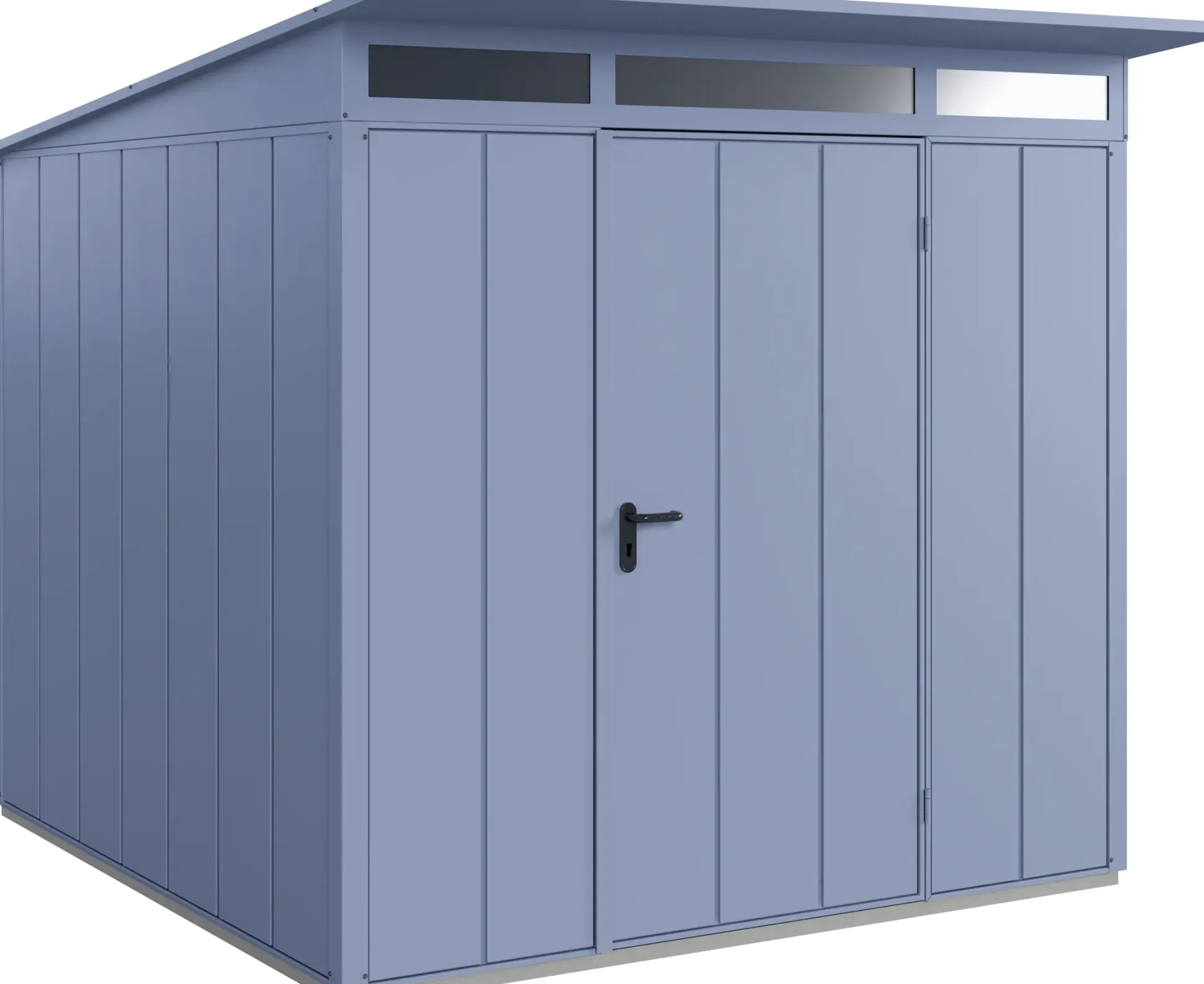 EcoStar Gerätehaus Elegant-P Typ 2 taubenblau 247,9 x 283,4 x 232,3 cm