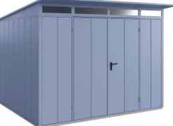 EcoStar Gerätehaus Elegant-P Typ 3 taubenblau 312,7 x 283,4 x 232,3 cm