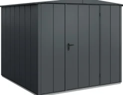 EcoStar Gerätehaus Elegant-S Typ 2 anthrazitgrau 1 flg 258,8 x 247,7 cm
