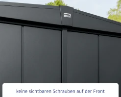 EcoStar Gerätehaus Elegant-S Typ 2 258,8 x 247,7 x 216 cm anthrazitgrau
