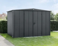EcoStar Gerätehaus Elegant-S Typ 3 anthrazitgrau 2 flg 323,6 x 247,7 cm