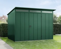 EcoStar Gerätehaus Elegant-P Typ 3 moosgrün 312,7 x 283,4 x 232,3 cm