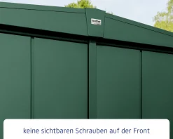 EcoStar Gerätehaus Elegant-S Typ 3 323,6 x 247,7 x 219,4 cm moosgrün