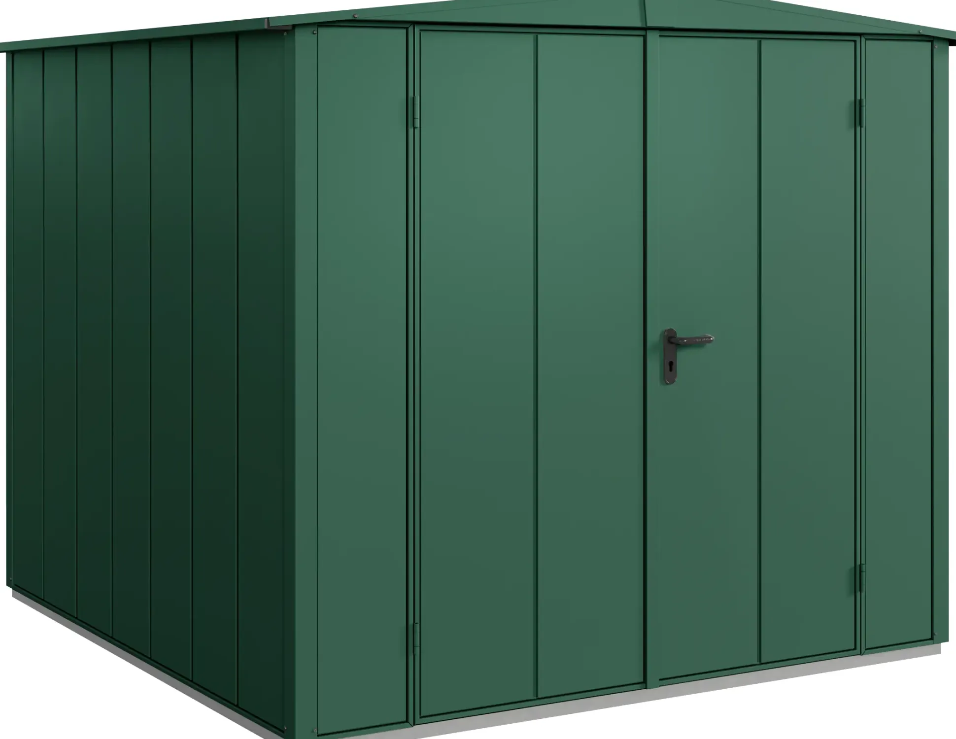 EcoStar Gerätehaus Elegant-S Typ 2 258,8 x 247,7 x 216 cm moosgrün