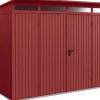 EcoStar Gerätehaus Trend-P Typ 3 purpurrot 312,7 x 283,4 x 232,3 cm