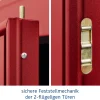 EcoStar Gerätehaus Trend-P Typ 2 purpurrot 247,9 x 283,4 x 232,3 cm